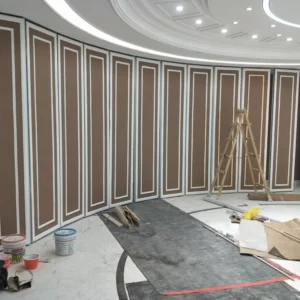 Custom Movable Sound Proof Walls For Dancing Room , Sliding Aluminium Track Operable Wall Systems