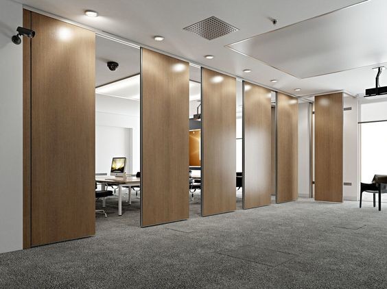 Custom Sound Proofing Movable Office Partition Walls 85 mm Width 2