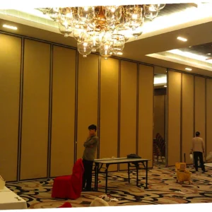 Custom Wooden Sliding Movable Wall Partitions For Hotel Commercial Furniture