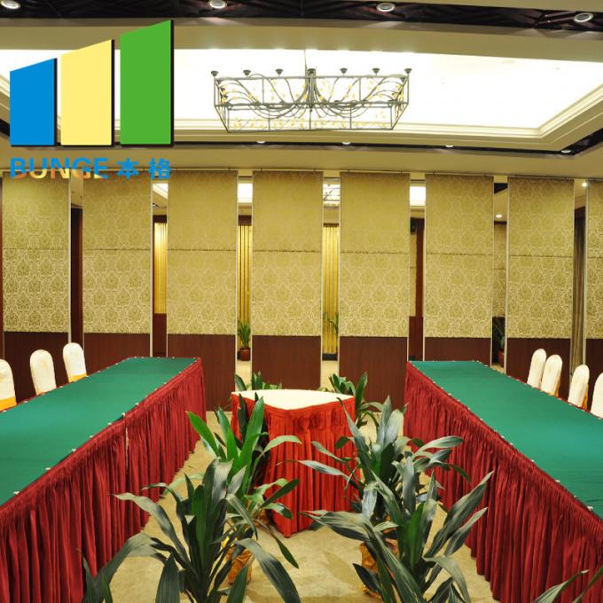 Customize Partition Panel Wall Decor Wooden Sliding Partition Walls For Conference Center 0
