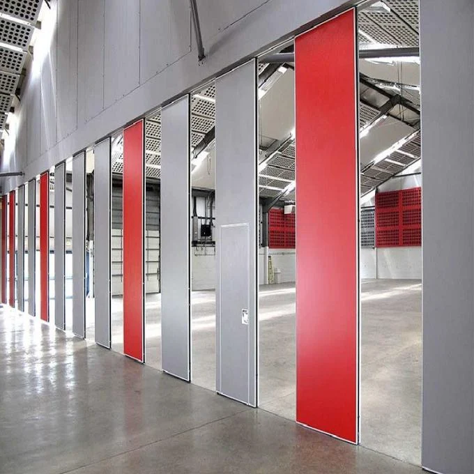 Customized Acoustic Operable Folding Sliding Partition Walls / Doors Melamine Finish 2