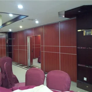 Customized Aluminum Frame 65mm Hotel Movable Operable Partition Wall For Hotel Hall