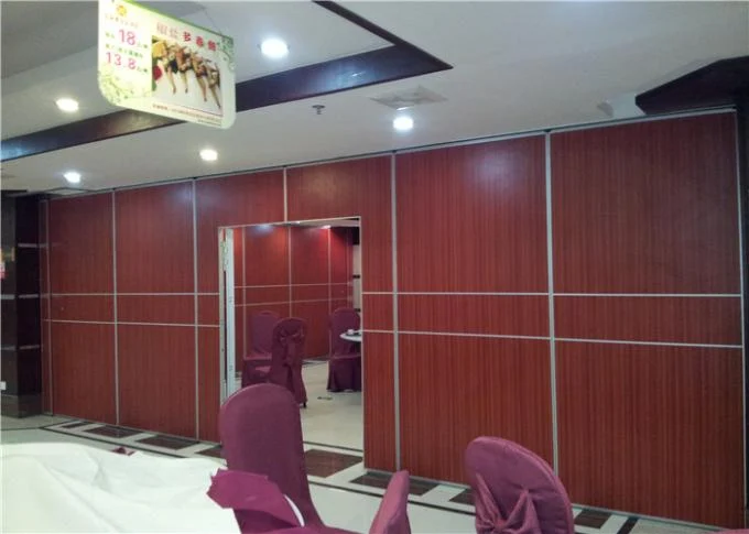 Customized Aluminum Frame 65mm Hotel Movable Operable Partition Wall For Hotel Hall 0