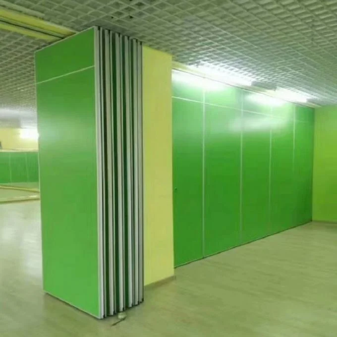 Customized BUNGE Interior Wood Folding Partition Walls 85mm Thickness 1
