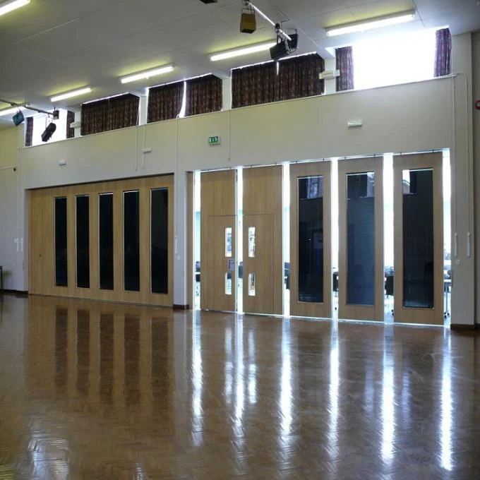 Customized Color 65mm Thickness Folding Partition Walls For Art Gallery 0