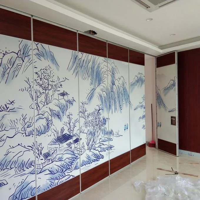 Customized Foldable Operable Acoustic Partition Walls with Aluminum Frame 1