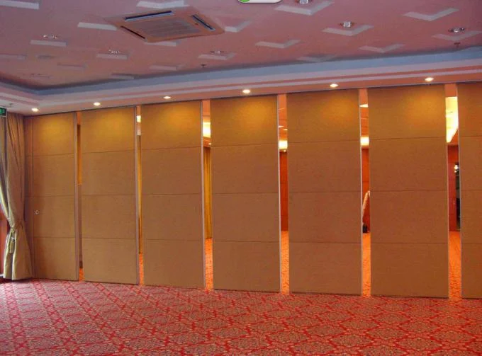 Customized Foldable Operable Sliding Partition Walls Floor to Ceiling Aluminum Frame 3