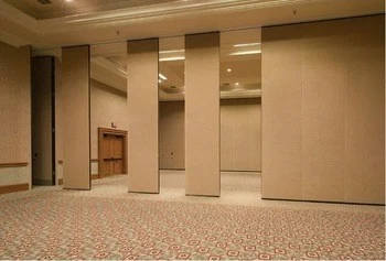 Customized Hotel Acoustic Room Dividers With Ceiling Track Heat Insulation