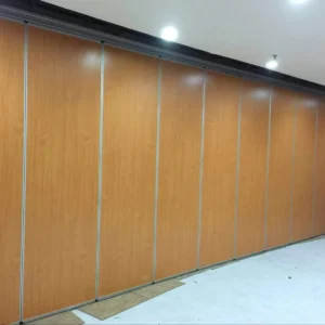 Customized Hotel Hanging System Mobile Room Divider With Wheels And Tracks