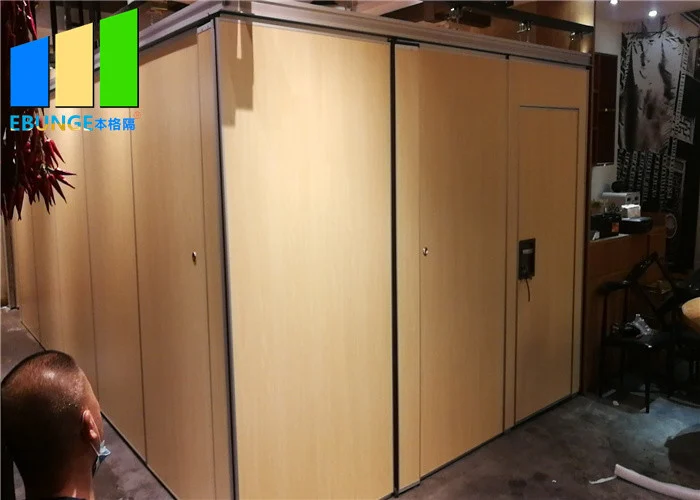 Customized Hotel Soundproofing Movable Sliding Partition Walls