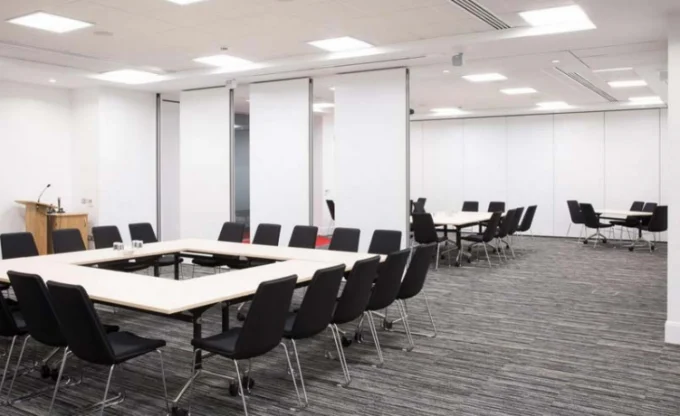 Customized Melamine Multi - Coulor Office Folding Partition Walls Room Dividers 0