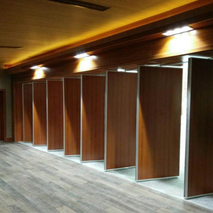 Customized Movable Partition Walls For Restaurant Sound Insulation Retractable 1