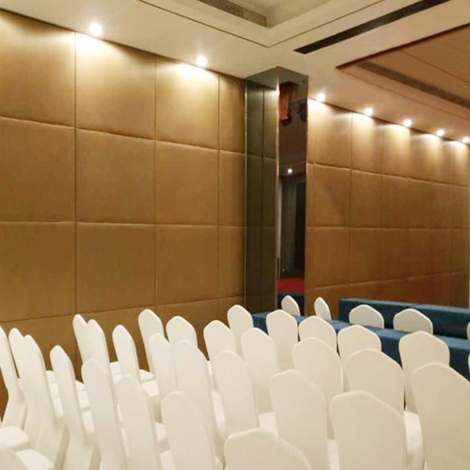 Customized Office Aluminum Soundproof Removable Wood Folding Partition Wall Board 2