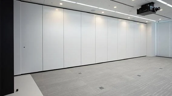 Customized Soundproof Office Wooden Partition Wall , Movable Room Dividers 0
