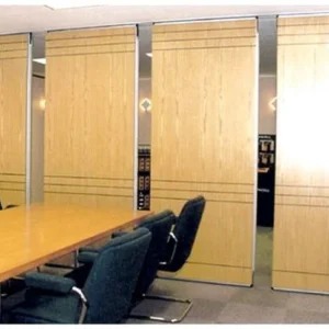 Customized Soundproof Office Wooden Partition Wall , Movable Room Dividers