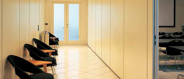 Customized Wooden Acoustic Movable Partition Walls For Artgallery / Office 3