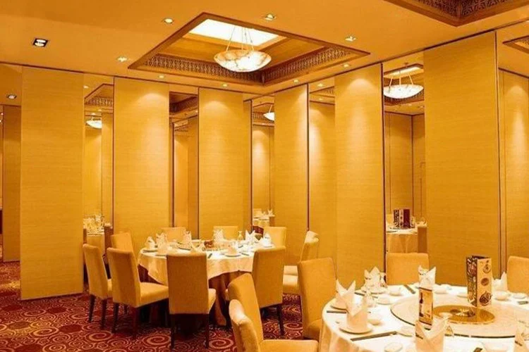 Customized Wooden Movable Sliding removable Decorative Partition Wall For Library