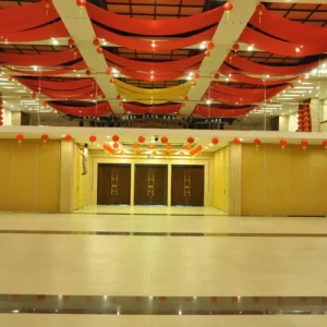 Dancing Room Movable Walls Folding Internal Doors For Meeting Room 85mm Panels