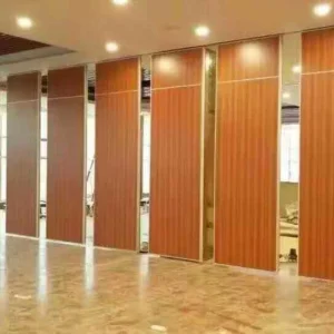Decorative Commercial Sliding Sound Proof Partition Walls Divide Space For Restaurant