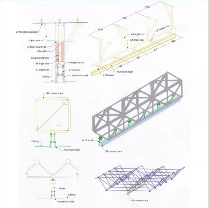 Decorative Hanging System Sliding Folding Partition Walls For Conferance Room 1