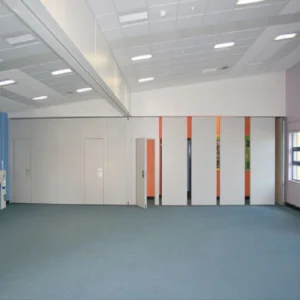Decorative Modern Movable Office Partition Walls Hang Track On The Ceiling