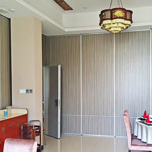 Decorative Movable Restaurant Partition Wall , Modern Operable Partition System