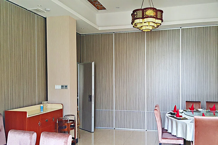Decorative Movable Restaurant Partition Wall , Modern Operable Partition System
