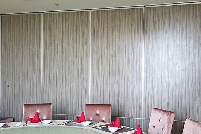 Decorative Movable Restaurant Partition Wall , Modern Operable Partition System 0