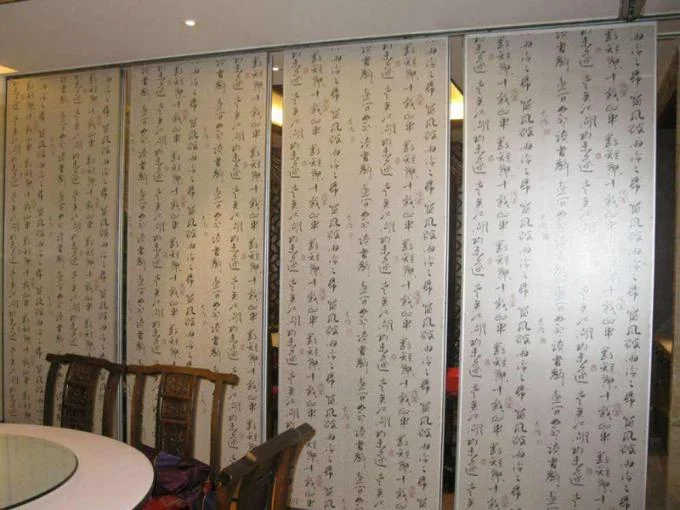 Decorative Soundproof Classroom Wall Partitions With Sliding Door Melamine Surface 0