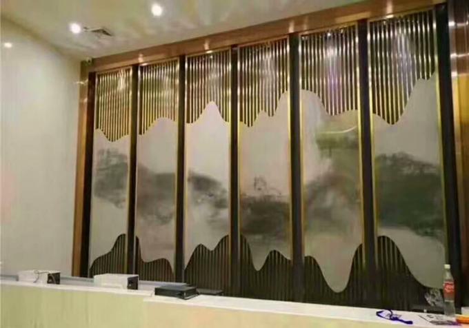 Decorative Soundproof Panel Wooden Removable Partition Wall For Ballroom 1