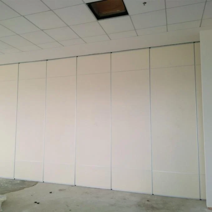 Decorative Surface Operable Folding Partition Walls , Sound Insulation Partition Panel 1