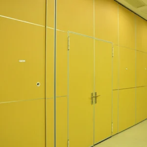 Demountable Partition Wall With Sliding Door , Top Hung Folding Sliding Partition