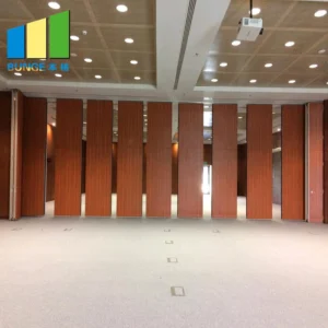 Demountable Sliding Fire Rated Acoustic Movable Partition Walls For Exhibition Hall