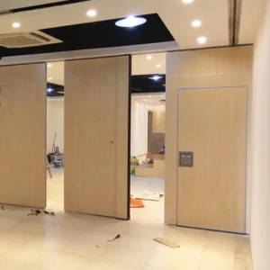 Demountable Sliding Fire Rated Movable Partition Wall For Exhibition Hall