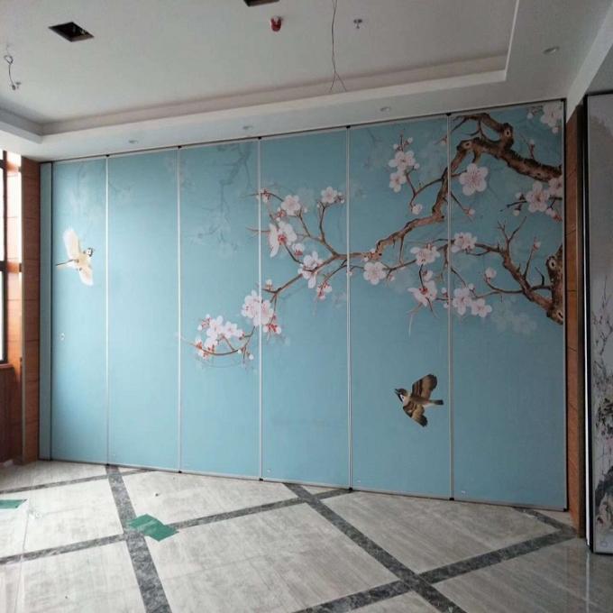 Dismountable Banquet Hall Movable Non-woven Landscape Painting Partitions Wall 0