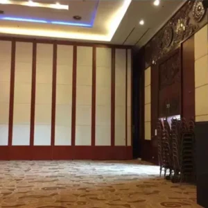 DIY Fire Resistant Movable On Wheels Wooden Partition Wall For Banquet