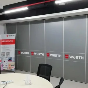 Durable Acoustic Operable Office Partition Walls , India Conference Room Moveable Door