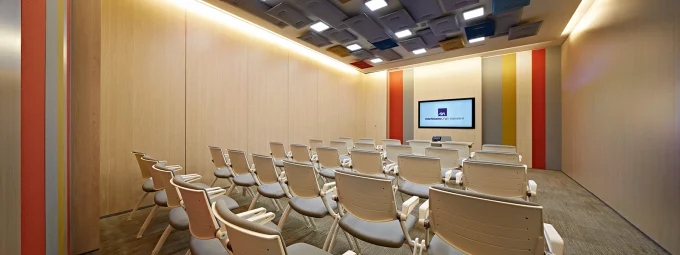 Durable Acoustical Aluminum System Folding Partition Walls For Restaurant 1