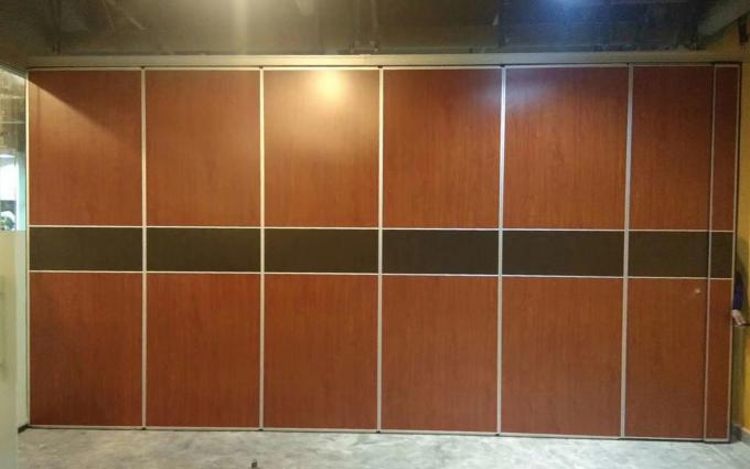 Durable PU Leather Movable Partition Walls / Sliding Room Dividers 1