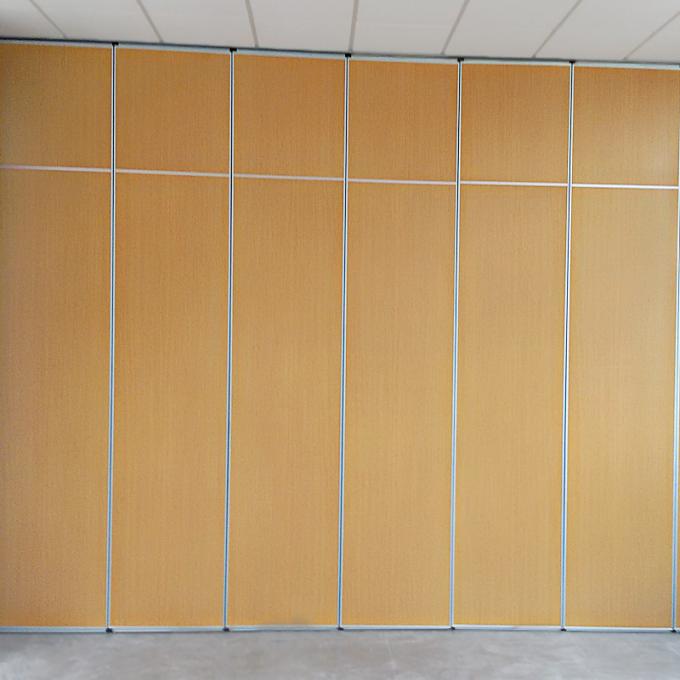 Durable PU Leather Movable Partition Walls / Sliding Room Dividers 2