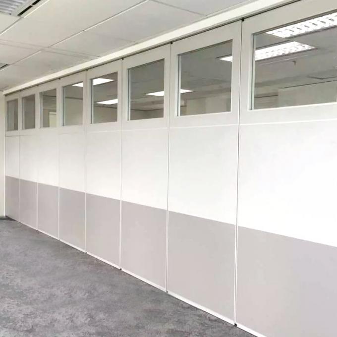 Durable Steel Modern High Ceiling Track Folding Sliding Movable wall For Hotel And Gymnasium 4