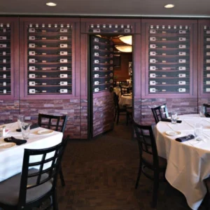 Easy Install Aluminum Frame Movable Wooden Partition Wall For Restaurant