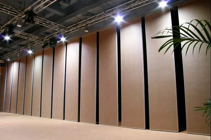 Easy Installation Wood folding Partition Wall for Function Room Opening Style 3