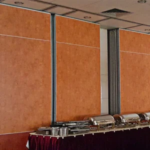 Easy Installation Wood folding Partition Wall for Function Room Opening Style