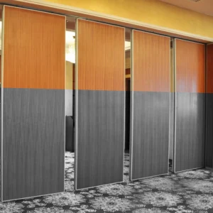 Easy Moved and Installation Aluminum Sliding Portable Sound Proof Wooden Partition Walls
