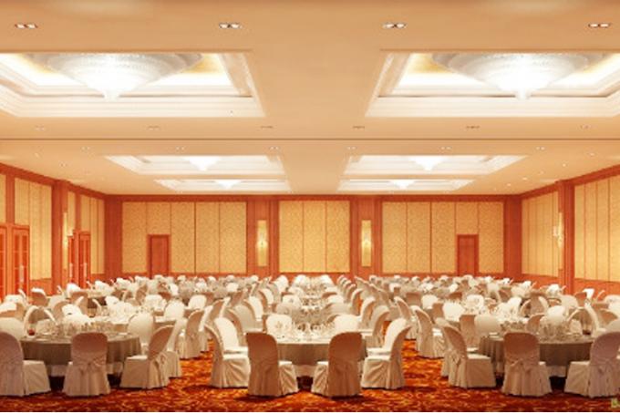 Easy Operable Top Hanging Folding Sliding Partition Walls for Hotel 2
