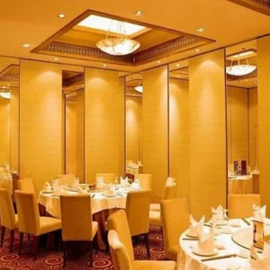 Easy Operable Top Hanging Folding Sliding Partition Walls for Hotel