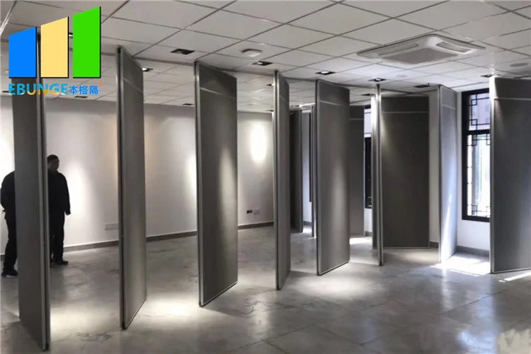 Easy Operated Soundproof Partition Wall Temporary Wall Divider For Office