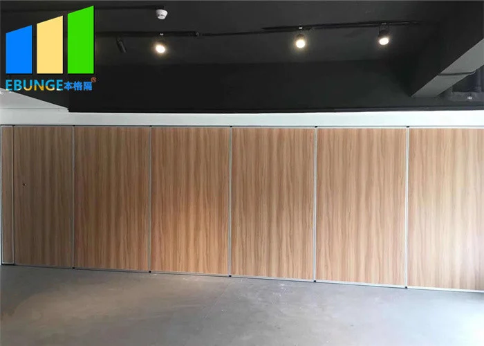 Easy To Operate Conference Hall Acoustic Folding Room Partition Walls Commercial