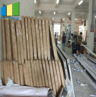 EBUNGE 10mm Environmental Aluminum Tempered Single Glass Office Partition Walls 6